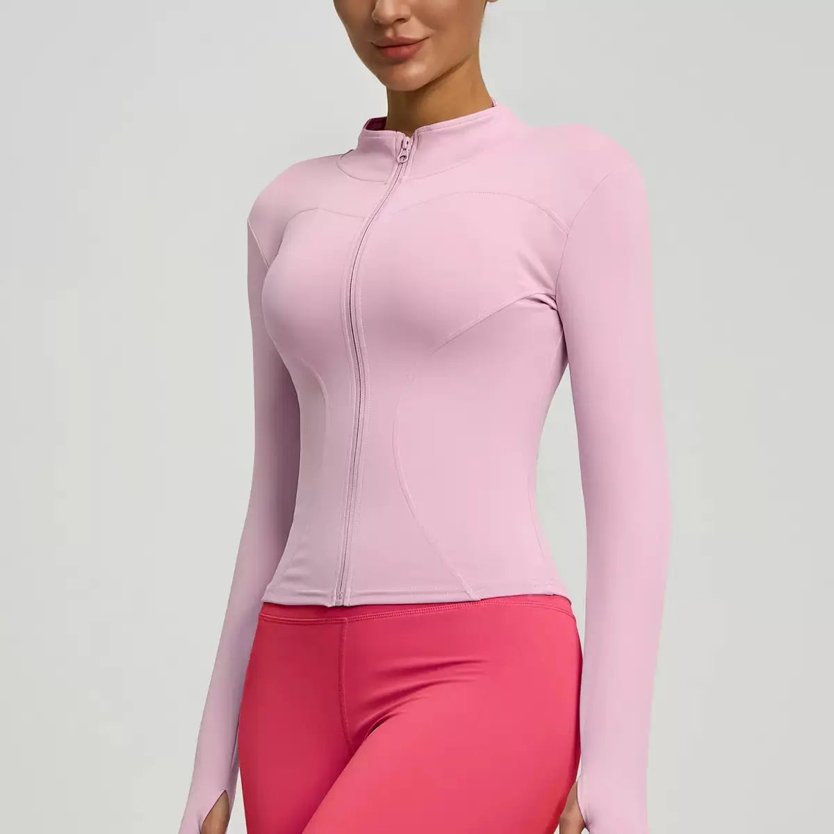 Women's Autumn and Winter Quick-Dry Sports Jacket for Yoga, Pilates, and Running - Long Sleeve Fitness Apparel