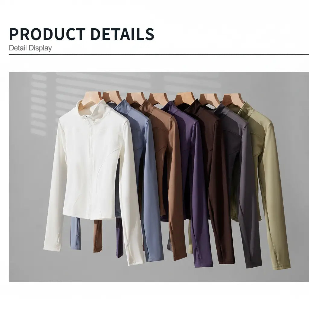 Women's Autumn and Winter Quick-Dry Sports Jacket for Yoga, Pilates, and Running - Long Sleeve Fitness Apparel