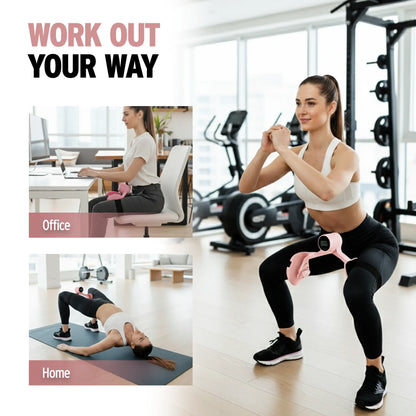 Smart Thigh Trainer for Women with Timer – Inner Thigh and Hip Exerciser for Home and Office Use