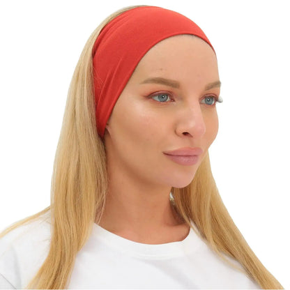 12 Pack Wide Non Slip Workout Headbands, Soft Elastic Sweat Wicking Bands for Yoga Running Gym
