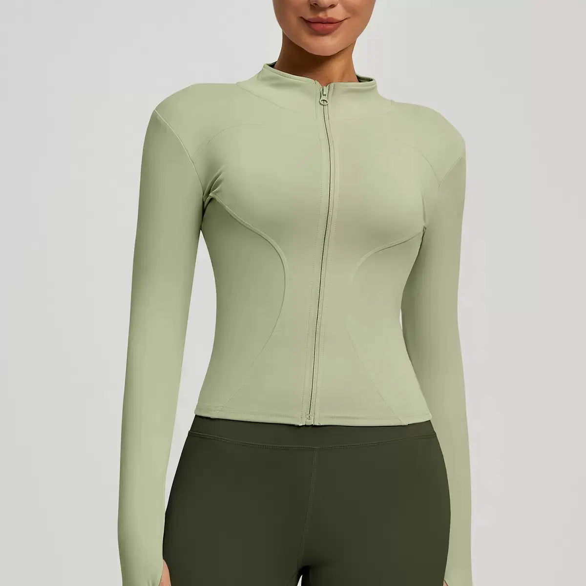 Women's Autumn and Winter Quick-Dry Sports Jacket for Yoga, Pilates, and Running - Long Sleeve Fitness Apparel