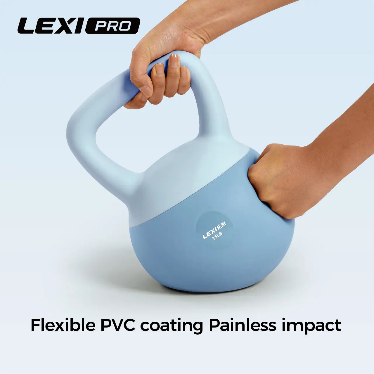 LEXI Soft Kettlebell with Handle for Strength Conditioning and Core Training - Durable and Comfortable Fitness Equipment for Home Gym Workouts, Suitable for Men and Women