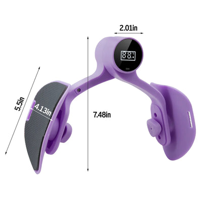 Smart Thigh Trainer for Women with Timer – Inner Thigh and Hip Exerciser for Home and Office Use