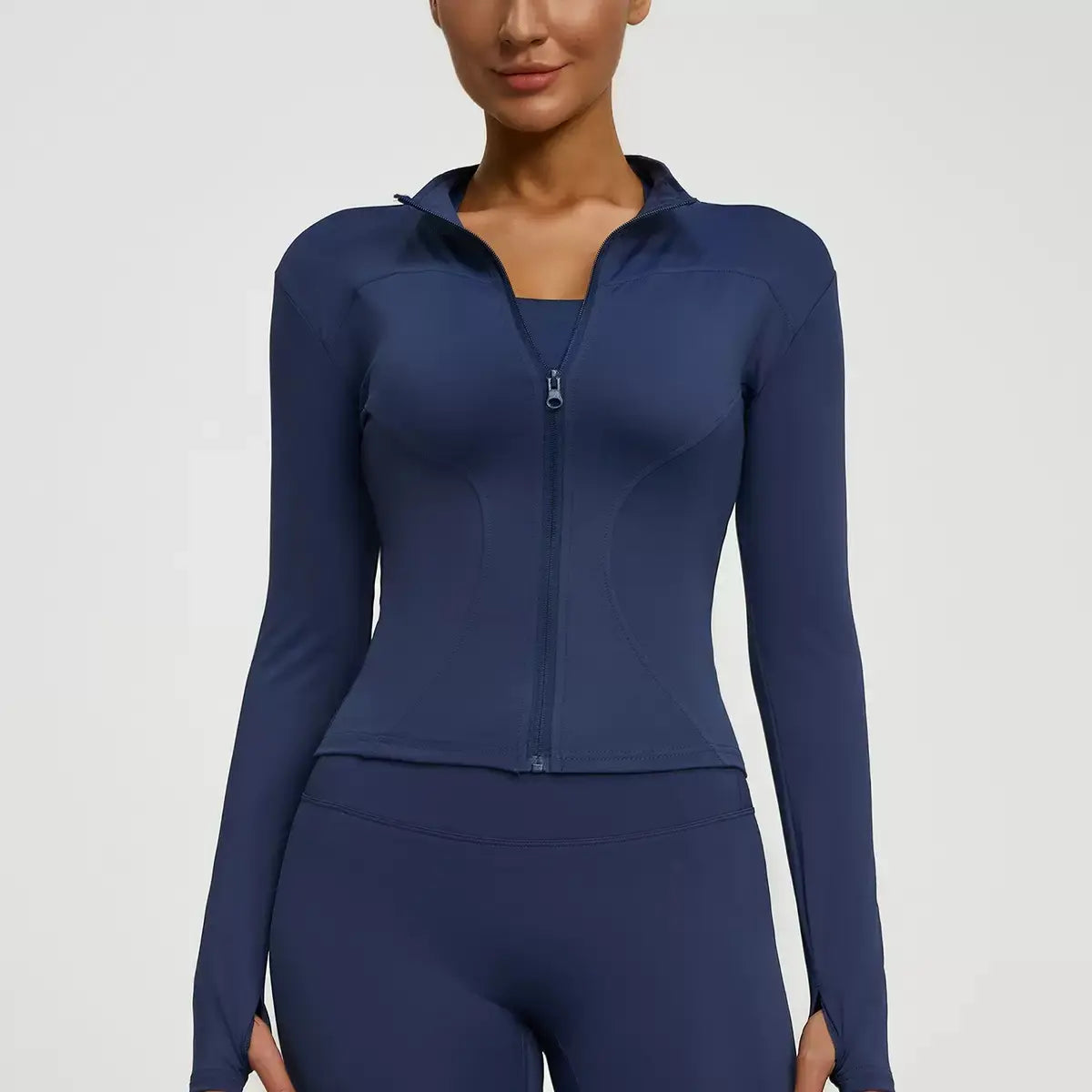 Women's Autumn and Winter Quick-Dry Sports Jacket for Yoga, Pilates, and Running - Long Sleeve Fitness Apparel