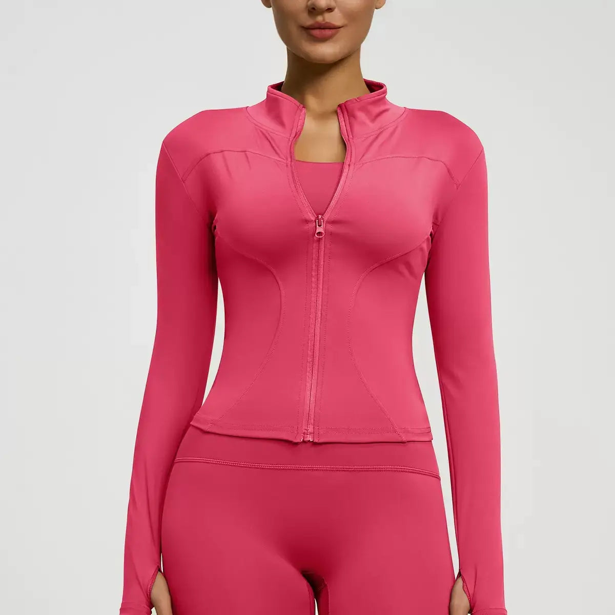 Women's Autumn and Winter Quick-Dry Sports Jacket for Yoga, Pilates, and Running - Long Sleeve Fitness Apparel