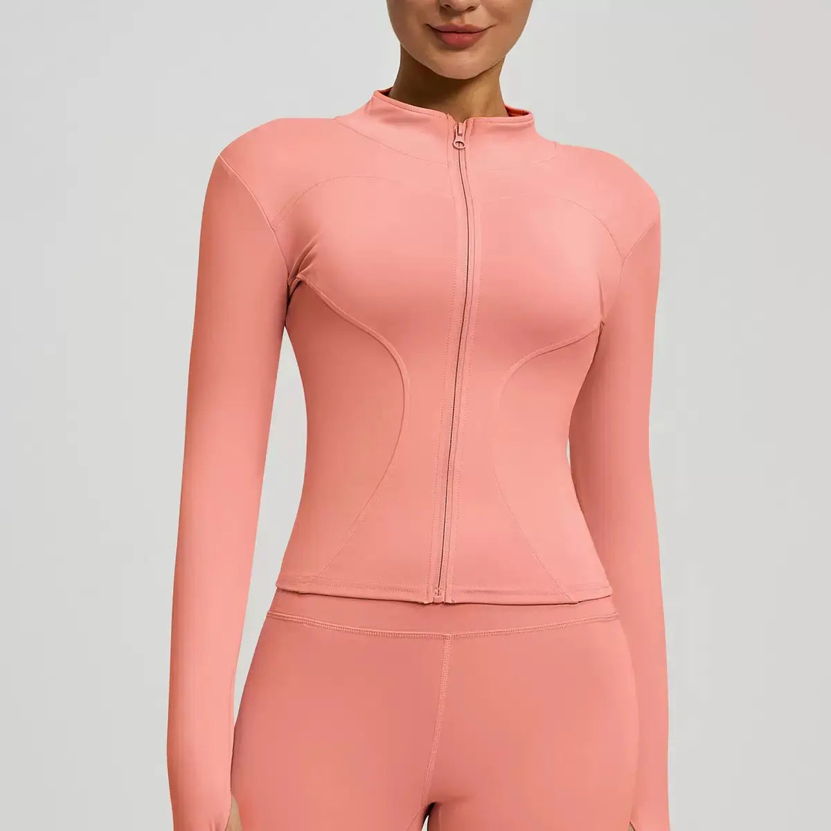 Women's Autumn and Winter Quick-Dry Sports Jacket for Yoga, Pilates, and Running - Long Sleeve Fitness Apparel